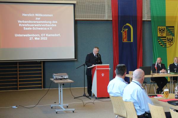Verbandsversammlung 2022 des Kreisfeuerwehrverbandes Saale-Schwarza e.V.